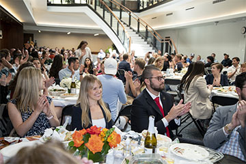 Parris Awards 2022 crowd smiling and clapping